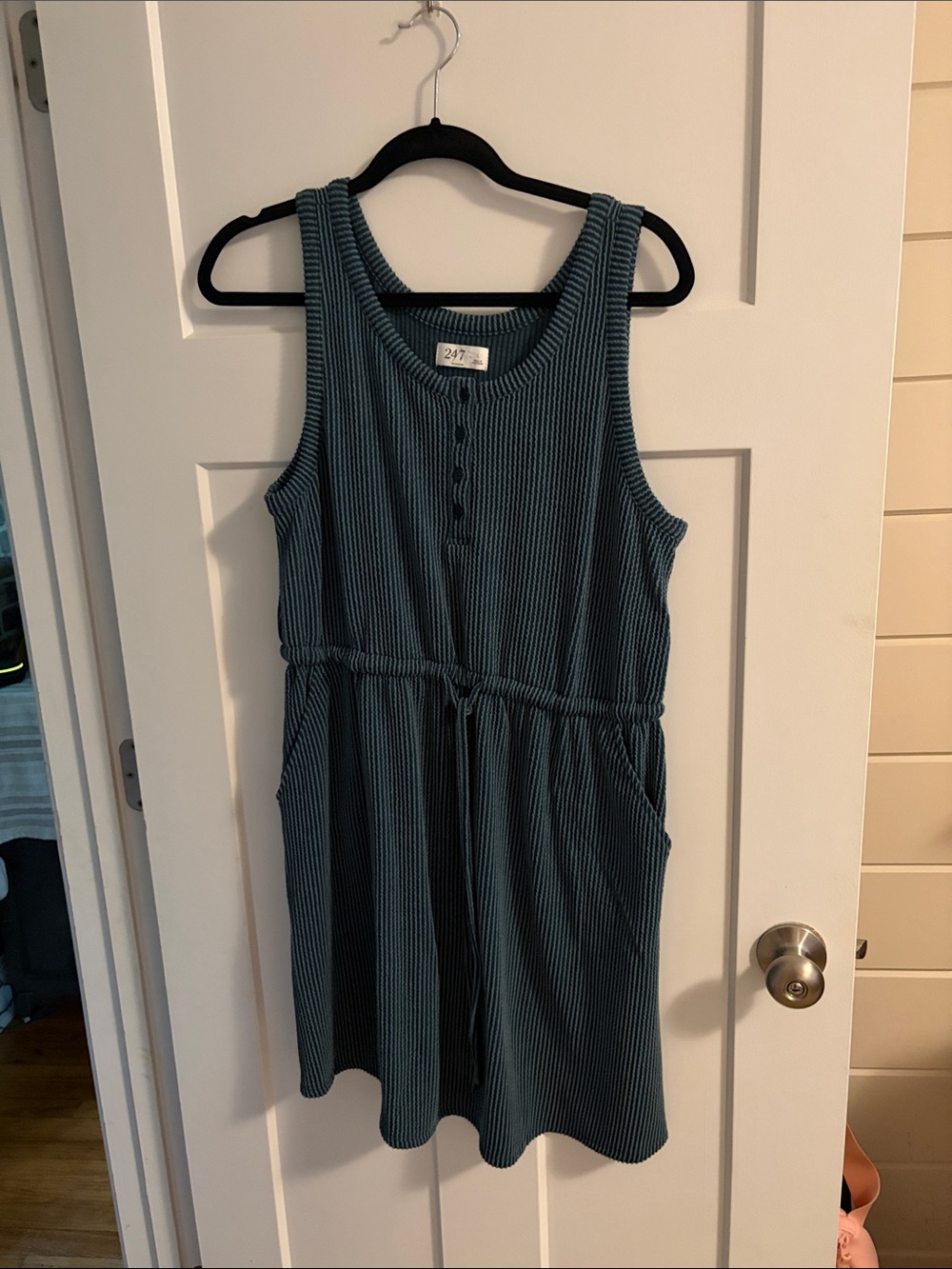Ribbed tank dress